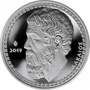 Greece 10 Euro Alcaeus 2019 Proof ΑΛΚΑΙΟΣ 2019 coin obverse