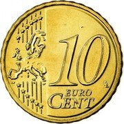 Greece 10 Euro Cent Rigas-Fereos Velestinlis 2007 KM# 211 10 EURO CENT coin reverse Greece 10 Euro Cent Rigas-Fereos Velestinlis 2007 KM# 211 10 EURO CENT coin reverse