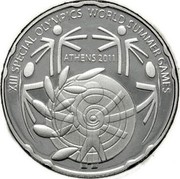 Greece 10 Euro Panathenaiko Stadium 2011 KM# 241 XIII SPECIAL OLYMPICS WORLD SUMMER GAMES ATHENS 2011 coin reverse Greece 10 Euro Panathenaiko Stadium 2011 KM# 241 XIII SPECIAL OLYMPICS WORLD SUMMER GAMES ATHENS 2011 coin reverse