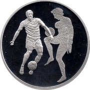 Greece 10 Euro Summer Olympics 2004 in Athens - Football (2004) Proof KM# 206 coin reverse Greece 10 Euro Summer Olympics 2004 in Athens - Football (2004) Proof KM# 206 coin reverse