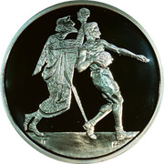 Greece 10 Euro Summer Olympics 2004 in Athens - Handball (2004) Proof KM# 205 coin reverse Greece 10 Euro Summer Olympics 2004 in Athens - Handball (2004) Proof KM# 205 coin reverse