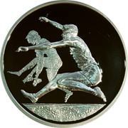 Greece 10 Euro Summer Olympics 2004 in Athens - Long Jump 2004 Proof KM# 194 coin reverse Greece 10 Euro Summer Olympics 2004 in Athens - Long Jump 2004 Proof KM# 194 coin reverse