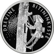 Lithuania 10 Euro The Tree Beekeeping 2020 DREVINĖ BITININKYSTĖ coin reverse Lithuania 10 Euro The Tree Beekeeping 2020 DREVINĖ BITININKYSTĖ coin reverse