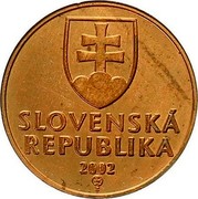 Slovakia 10 Halierov Trial Strike 2002  SLOVENSKÁ REPUBLIKA 2002 coin obverse Slovakia 10 Halierov Trial Strike 2002  SLOVENSKÁ REPUBLIKA 2002 coin obverse