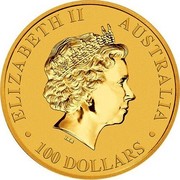 Australia 100 Dollars Australian Emu Proof 2018 ELIZABETH II AUSTRALIA 100 DOLLARS coin obverse Australia 100 Dollars Australian Emu Proof 2018 ELIZABETH II AUSTRALIA 100 DOLLARS coin obverse