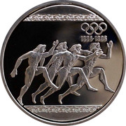 Greece 1000 Drachmes 100 years Olympics 1996 Proof KM# 165 1896-1996 coin reverse Greece 1000 Drachmes 100 years Olympics 1996 Proof KM# 165 1896-1996 coin reverse
