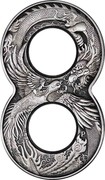 Australia 2 Dollars 6th Portrait - Dragon & Phoenix 2020 P P WR coin reverse Australia 2 Dollars 6th Portrait - Dragon & Phoenix 2020 P P WR coin reverse