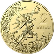 Australia 2 Dollars 6th portrait - Tooth Fairy 2020 UNC in Coincard BK 2 DOLLARS coin reverse Australia 2 Dollars 6th portrait - Tooth Fairy 2020 UNC in Coincard BK 2 DOLLARS coin reverse
