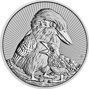 Australia 2 Dollars Kookaburra with Baby 2020 P  coin reverse Australia 2 Dollars Kookaburra with Baby 2020 P  coin reverse