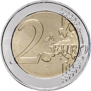 Greece 2 Euro 50th Anniversary of the Union of the Ionian Islands with Greece 2014 KM# 260 2 EURO coin reverse Greece 2 Euro 50th Anniversary of the Union of the Ionian Islands with Greece 2014 KM# 260 2 EURO coin reverse