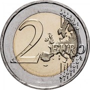 Greece 2 Euro (Andreas Kalvos) 2 EURO LL coin reverse