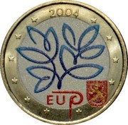 Finland 2 Euro Enlargement of the European Union (Coloured 2) 2004 2004 EU MM coin reverse Finland 2 Euro Enlargement of the European Union (Coloured 2) 2004 2004 EU MM coin reverse