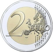 Luxembourg 2 Euro Grand Duke Henri and Prince Henry 2020 2 EURO LL coin reverse