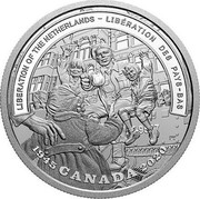 Canada 20 Dollars 75th Anniversary of Netherlands liberation 2020 LIBERATION OF THE NETHERLANDS - LIBÉRATION DES PAYS-BAS 1945 CANADA 2020 coin reverse Canada 20 Dollars 75th Anniversary of Netherlands liberation 2020 LIBERATION OF THE NETHERLANDS - LIBÉRATION DES PAYS-BAS 1945 CANADA 2020 coin reverse