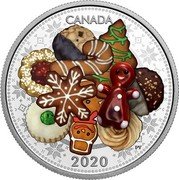 Canada 20 Dollars Holiday Cookies 2020 CANADA 2020 PY coin reverse Canada 20 Dollars Holiday Cookies 2020 CANADA 2020 PY coin reverse