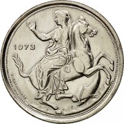 Greece 20 Drachmai 21 April 1967 Revolution 1973 KM# 111.3 1973 N.ΠΕΡΑΝΤΙΝΟΣ coin obverse Greece 20 Drachmai 21 April 1967 Revolution 1973 KM# 111.3 1973 N.ΠΕΡΑΝΤΙΝΟΣ coin obverse