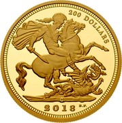 Canada 200 Dollars 110th Anniversary of the Royal Canadian Mint 2018 200 DOLLARS 2018 coin reverse Canada 200 Dollars 110th Anniversary of the Royal Canadian Mint 2018 200 DOLLARS 2018 coin reverse