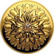 Canada 200 Dollars Forevermark Black Label diamond 2019  coin reverse Canada 200 Dollars Forevermark Black Label diamond 2019  coin reverse