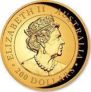 Australia 200 Dollars Wedge-Tailed Eagle 2020 Proof ELIZABETH II AUSTRALIA 200 DOLLARS coin obverse Australia 200 Dollars Wedge-Tailed Eagle 2020 Proof ELIZABETH II AUSTRALIA 200 DOLLARS coin obverse