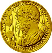 Greece 200 Euro Philosophers - Archimedes 2015 Proof KM# 279 ΕΛΛΗΝΙΚΗ ΔΗΜΟΚΡΑΤΙΑ 200 ΕΥΡΩ 2015 coin obverse Greece 200 Euro Philosophers - Archimedes 2015 Proof KM# 279 ΕΛΛΗΝΙΚΗ ΔΗΜΟΚΡΑΤΙΑ 200 ΕΥΡΩ 2015 coin obverse