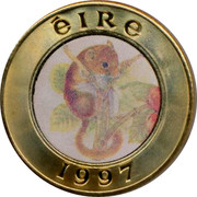 Ireland 25 Euro Pattern 1997 ÉIRE 1997 coin obverse