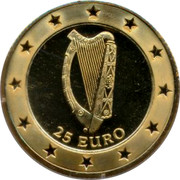 Ireland 25 Euro Pattern 1997 25 EURO coin reverse