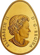 Canada 250 Dollars Tree of Life Pysanka 2020 ELIZABETH II D • G • REGINA coin obverse Canada 250 Dollars Tree of Life Pysanka 2020 ELIZABETH II D • G • REGINA coin obverse