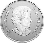 Canada 5 Dollars 100 Years of the RCMP 2020 ELIZABETH II D • G • REGINA coin obverse Canada 5 Dollars 100 Years of the RCMP 2020 ELIZABETH II D • G • REGINA coin obverse