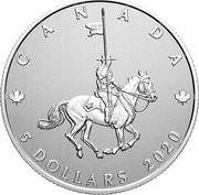 Canada 5 Dollars 100 Years of the RCMP 2020 CANADA 5 DOLLARS 2020 coin reverse Canada 5 Dollars 100 Years of the RCMP 2020 CANADA 5 DOLLARS 2020 coin reverse