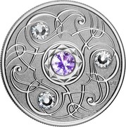 Canada 5 Dollars Birthstone. December Tanzanite 2020 PY coin reverse Canada 5 Dollars Birthstone. December Tanzanite 2020 PY coin reverse