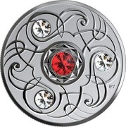 Canada 5 Dollars Birthstone. January Garnet 2020 PY coin reverse Canada 5 Dollars Birthstone. January Garnet 2020 PY coin reverse
