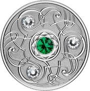 Canada 5 Dollars Birthstone. May Emerald 2020 PY coin reverse Canada 5 Dollars Birthstone. May Emerald 2020 PY coin reverse