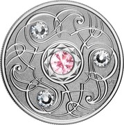 Canada 5 Dollars Birthstone. October Pink Tourmaline 2020 PY coin reverse Canada 5 Dollars Birthstone. October Pink Tourmaline 2020 PY coin reverse