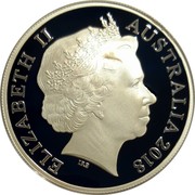 Australia 5 Dollars Invictus Games Sydney 2018 Proof ELIZABETH II AUSTRALIA 2018 coin obverse Australia 5 Dollars Invictus Games Sydney 2018 Proof ELIZABETH II AUSTRALIA 2018 coin obverse