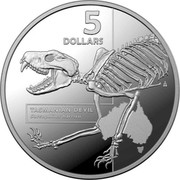 Australia 5 Dollars Tasmanian Devil 2020 5 DOLLARS TASMANIAN DEVIL SARCOPHILUS HARRISII coin reverse Australia 5 Dollars Tasmanian Devil 2020 5 DOLLARS TASMANIAN DEVIL SARCOPHILUS HARRISII coin reverse