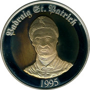 Ireland 5 ECU Bodroig St. Patrick 1995 Proof X# 35 1995 BODROID ST. PATRICK coin reverse Ireland 5 ECU Bodroig St. Patrick 1995 Proof X# 35 1995 BODROID ST. PATRICK coin reverse