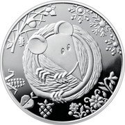 Ukraine 5 Hryven The Year of Rat 2020 Special Uncirculated  coin reverse Ukraine 5 Hryven The Year of Rat 2020 Special Uncirculated  coin reverse