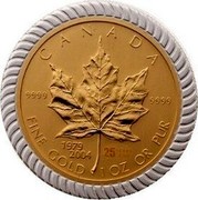 Canada 50 Dollars An Era of Triumph 25th Anniversary 2004 CANADA FINE GOLD 1 OZ OR PUR 1979 2004 25 9999 9999 coin reverse Canada 50 Dollars An Era of Triumph 25th Anniversary 2004 CANADA FINE GOLD 1 OZ OR PUR 1979 2004 25 9999 9999 coin reverse