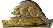 Canada 50 Dollars Real Shapes - Beaver 2020  coin reverse Canada 50 Dollars Real Shapes - Beaver 2020  coin reverse