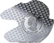 Canada 50 Dollars Real Shapes - Polar Bear 2020 ELIZABETH II CANADA 2020 D • G • REGINA 50 DOLLARS coin obverse Canada 50 Dollars Real Shapes - Polar Bear 2020 ELIZABETH II CANADA 2020 D • G • REGINA 50 DOLLARS coin obverse