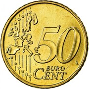Greece 50 Euro Cent Eleftherios Venizelos 2003 KM# 186 50 EURO CENT coin reverse Greece 50 Euro Cent Eleftherios Venizelos 2003 KM# 186 50 EURO CENT coin reverse
