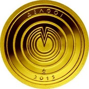 Greece 50 Euro Delphi 2015 Proof KM# 277 ΔΕΛΦΟΙ 2015 coin reverse Greece 50 Euro Delphi 2015 Proof KM# 277 ΔΕΛΦΟΙ 2015 coin reverse
