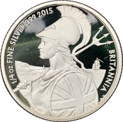 UK 50 Pence Britannia (Nautical Themed) 2015 Proof 1/4 OZ FINE SILVER 999 2015 BRITANNIA A.D. coin reverse UK 50 Pence Britannia (Nautical Themed) 2015 Proof 1/4 OZ FINE SILVER 999 2015 BRITANNIA A.D. coin reverse