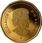 Canada Dollar Loonie (Colored) 2019 P In Sets only ELIZABETH II D G REGINA coin obverse Canada Dollar Loonie (Colored) 2019 P In Sets only ELIZABETH II D G REGINA coin obverse