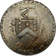 UK Halfpenny (Lancashire - Manchester Frederick Duke of York) HALFPENNY PAYABLE AT J RAYNER & CO MANCHESTER 1793 coin reverse
