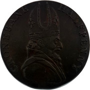Ireland Halfpenny Wicklow Cronebane - Standing Justice 1794  CRONEBANE HALFPENNY coin obverse Ireland Halfpenny Wicklow Cronebane - Standing Justice 1794  CRONEBANE HALFPENNY coin obverse