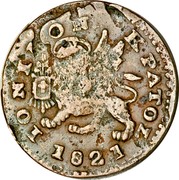 Greece Lepton Britannia 1821 KM# 30 ΙΟΝΙΚΟΝ ΚΡΑΤΟΣ 1821 coin obverse Greece Lepton Britannia 1821 KM# 30 ΙΟΝΙΚΟΝ ΚΡΑΤΟΣ 1821 coin obverse