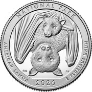 USA Quarter Dollar National Park of American Samoa 2020 S Proof NATIONAL PARK AMERICAN SAMOA 2020 E PLURIBUS UNUM coin reverse USA Quarter Dollar National Park of American Samoa 2020 S Proof NATIONAL PARK AMERICAN SAMOA 2020 E PLURIBUS UNUM coin reverse