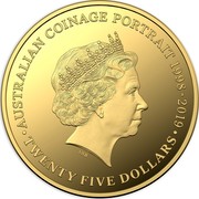 Australia Twenty Five Dollars 6th Portrait - Australian Coinage Portrait 1998-2019 2019 Proof AUSTRALIAN COINAGE PORTAIT 1998-2019 IRB • TWENTY FIVE DOLLARS • coin reverse Australia Twenty Five Dollars 6th Portrait - Australian Coinage Portrait 1998-2019 2019 Proof AUSTRALIAN COINAGE PORTAIT 1998-2019 IRB • TWENTY FIVE DOLLARS • coin reverse