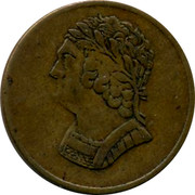 Ireland 1/2 Penny 1820 Republic coin obverse